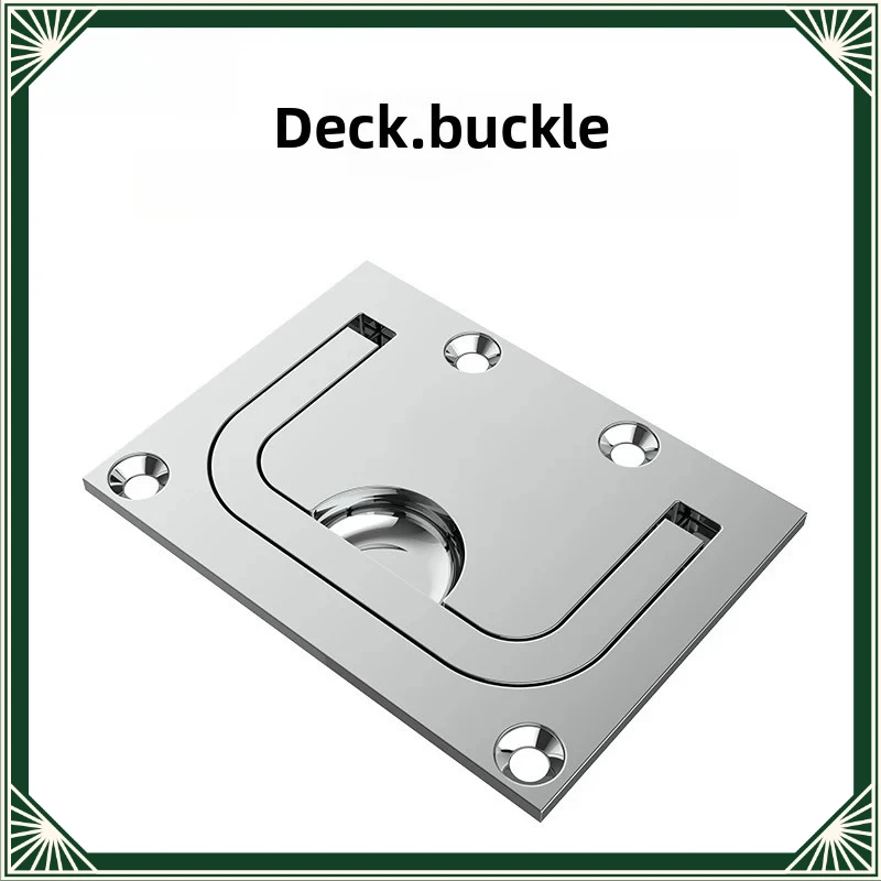 304 Stainless Steel Simple Built in Pull Tatami Cabinet Handle Yacht Hatch Ring Industrial Grip for Aluminum Wood Case