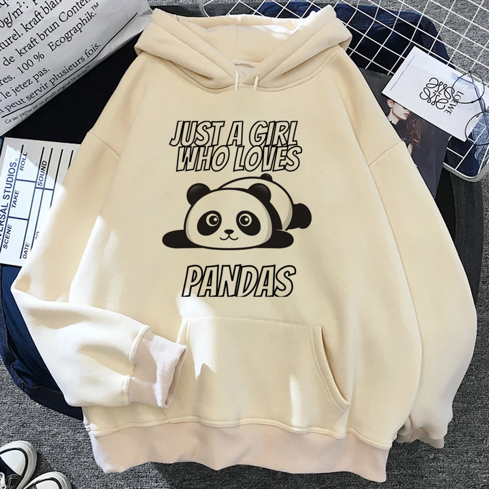 

Panda hoodies women 90s Korean style vintage tracksuit women harajuku pulls