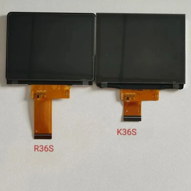 Para consola de juegos R35S R36S de 3,5 pulgadas HL-PGDM035HD-C-V2 pantalla Lcd sin pieza de repuesto de placa de cubierta