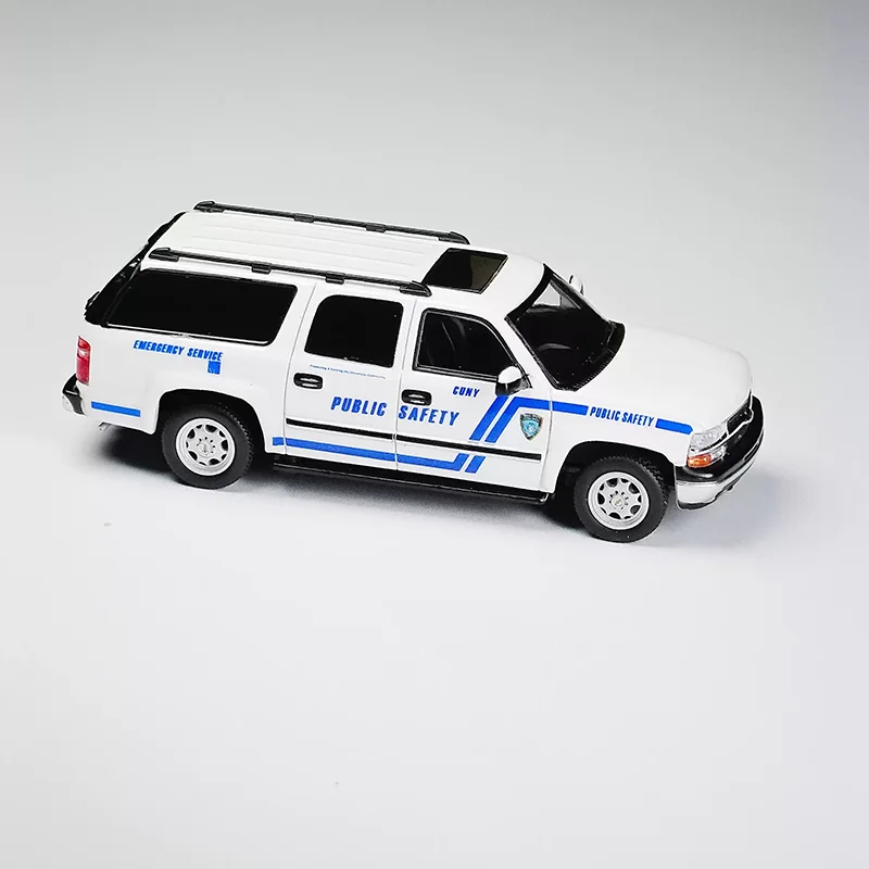 MK Diecast 1:64 Scale 2003 Suburban Emergency Response Alloy Car Model Static Display Collectible Toy Gift Souvenir Decoration