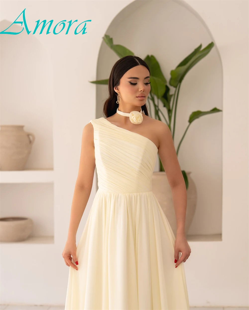 Robe de soirée trapèze en mousseline de soie, personnalisée, gracieuse, classique, robes de bal, tempérament, longueur au sol, robes d'occasion spéciale