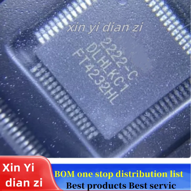 1 unids/lote FT4232HL FT4232 QFP chips ic en stock
