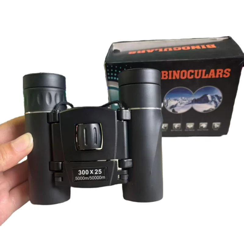300x25 Binoculars Long-distance Low-light Night Vision Binoculars Portable HD Monocular Great for Outdoor Camping