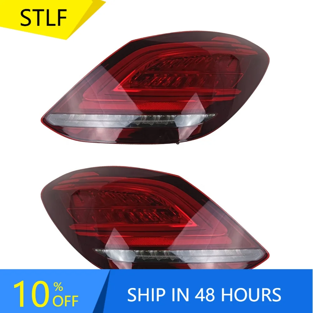 

STLFLED Tail Lamp 2059064503 2059064603 for Mercedes Benz C-Class W205 Brake Light