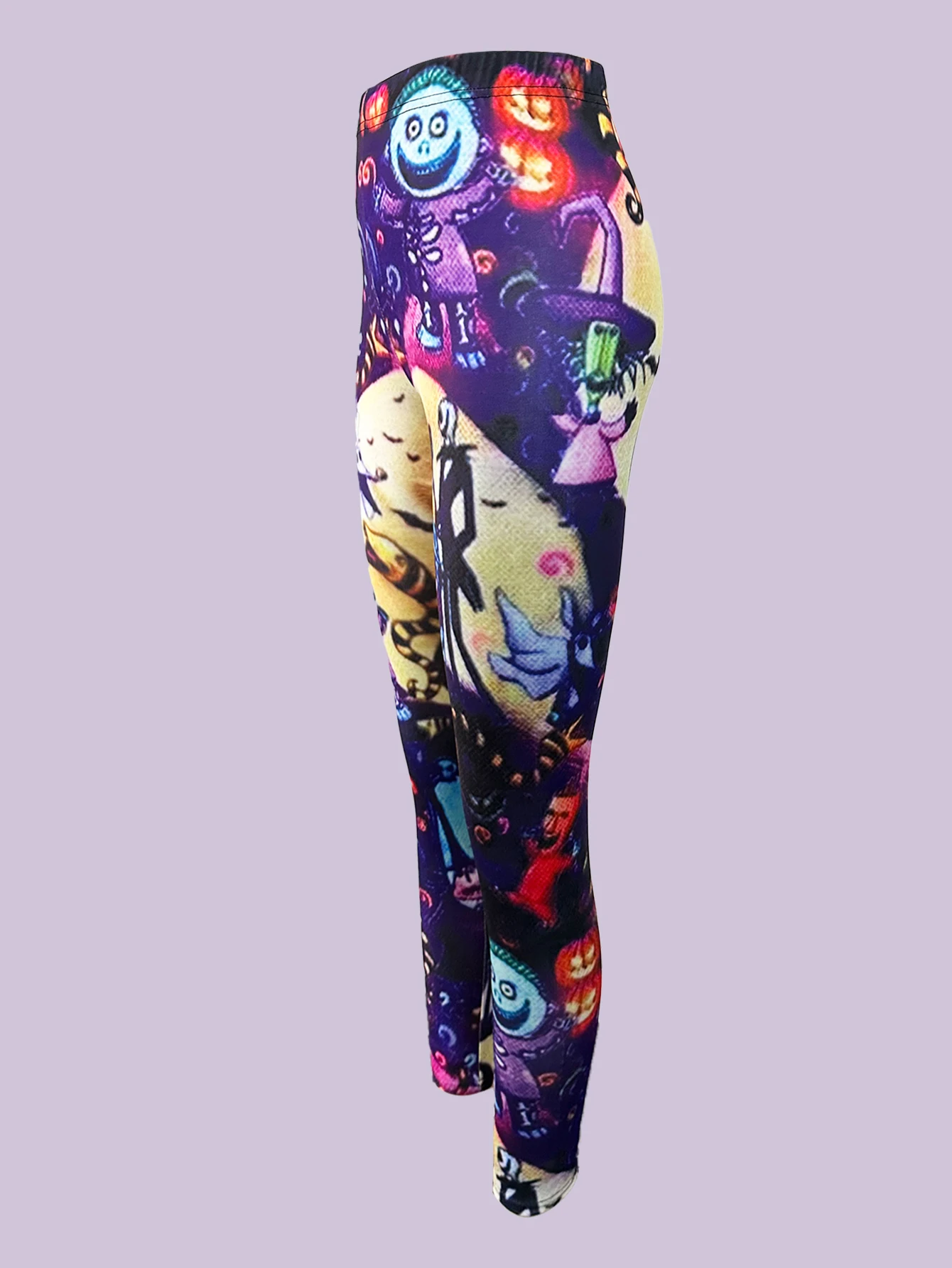 プリント付きドライファブリックパンツ,ゴールドアニルプリントのレディースパンツ,伸縮性のあるハイ,スリム,セクシー,9ポイント,新作コレクション