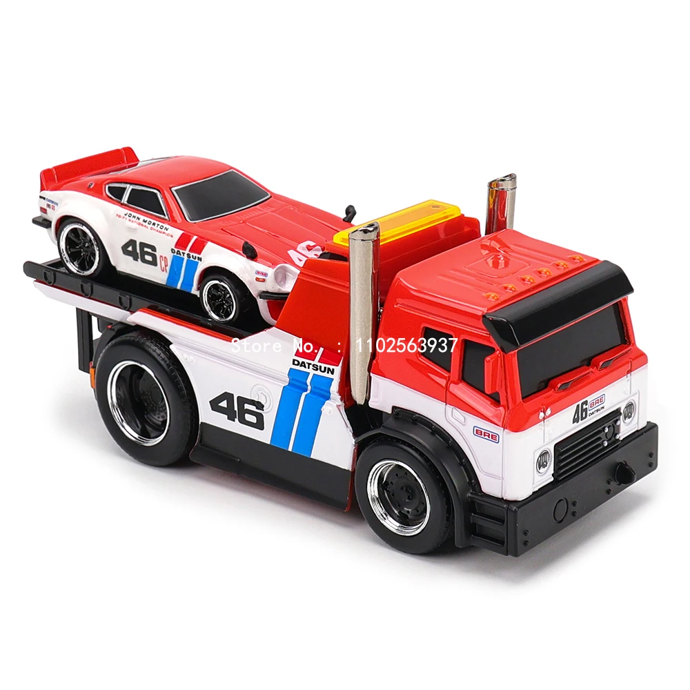 Maisto 1:64 1972 Datsun 240Z bre transport truck combination pallet truck static  alloy car model children's toy collection