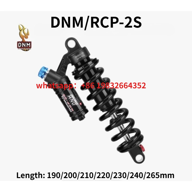 

Taiwan DNM/RCP-2S mountain bike oil spring rear shock absorber 190/210/220/230/240/265mm soft tail frame spring rear bumper