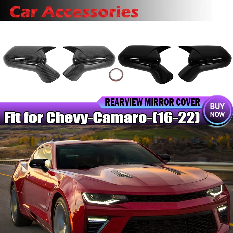 Coque de rétroviseur latéral pour Chevrolet Camaro LT SS RS ZL1 2016-2022, accessoire extérieur de voiture