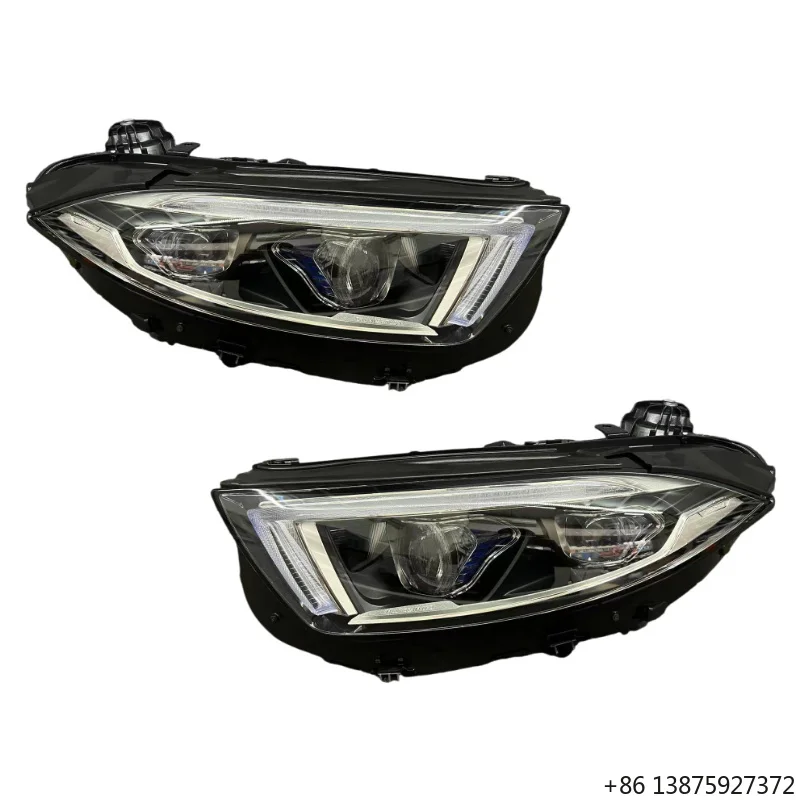 

For CLS 2018-2023 Original 257 LED Headlight Lens Matrix High Quality CLS 63 350 450Left and Right Headlamps