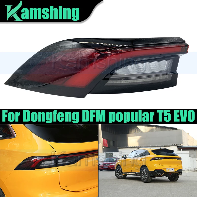 

Car Rear Bumper Taillight For Dongfeng DFM popular T5 EVO Outer Tail Light Taillamp Rear Brake Lamp Stop Light