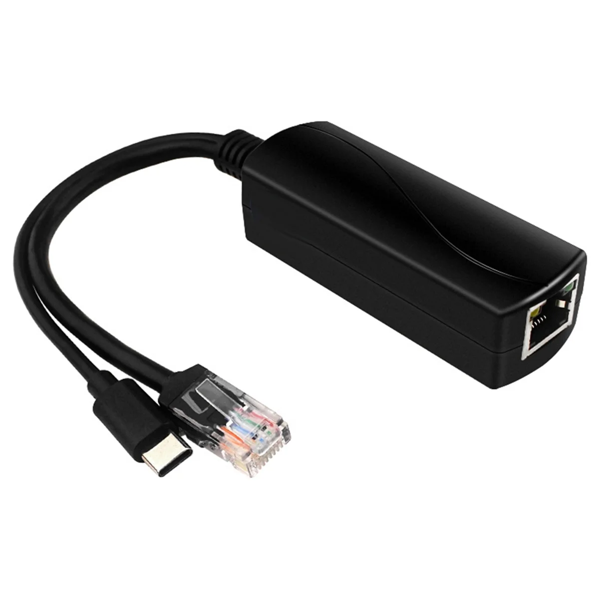 Divisor PoE tipo C para Raspberry Pi, 5V, 4A, 10 Mbps, 100 Mbps, 1000Mbps, 802.3af, At