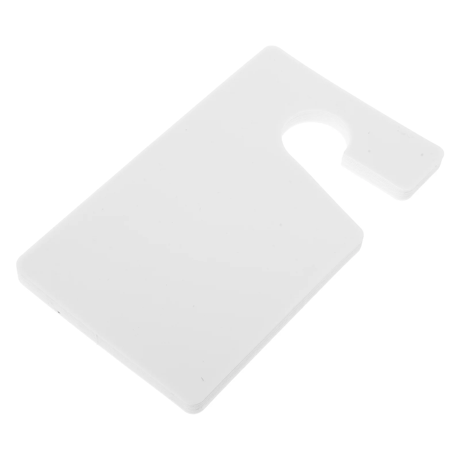 

10pcs Blank Hang Tags Waterproof Temporary Parking Card Writable Permit Sign For Car Rear View Mirror Multi-Use Hanging Tag