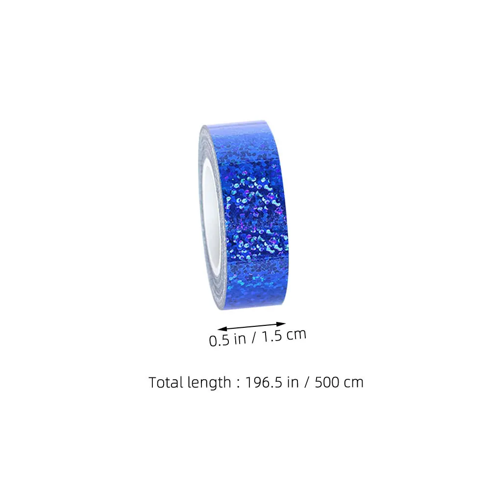 1Set reflektierendes Glitzerband, holografisches Abdeckband für DIY-Bastelprojekte, Urlaubsdekoration, Geschenkverpackung, Sammelalbum