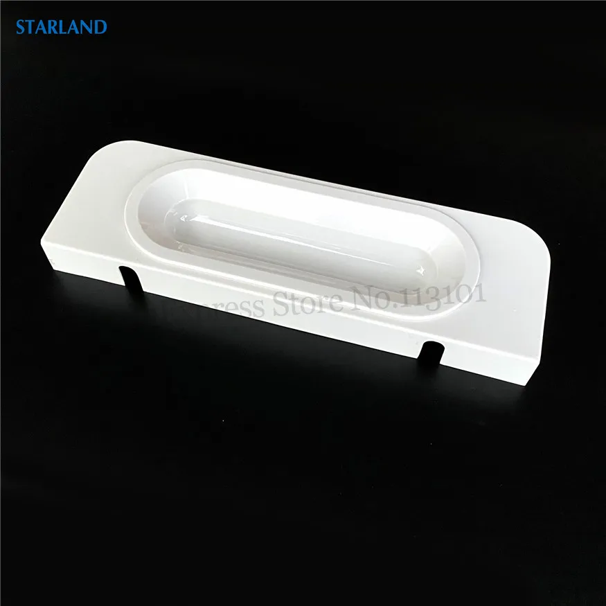 

1 шт. белая водокапельная раковина, новый фитинг, аксессуары для машин для мягкого мороженого MK, отверстия для подвешивания 20,5 см