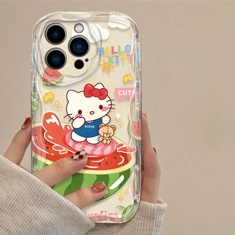 Hello Kitty สุนัข Melody การ์ตูนน่ารัก Tpu สําหรับ Realme 8i 7i 9i 11 10 Pro Realme 9 8 Pro C2 Tpu โปร่งใสโทรศัพท์กรณี