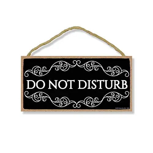 

Honey Dew Gifts Do Not Disturb Sign Hanging Decor, Decorative Wood Sign Home Decor