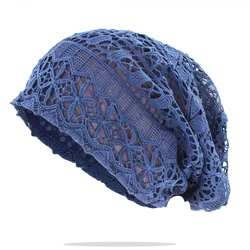 Autumn Spring Skullies Beanies Women Men Baggy Hollowed Design Soft Warm Hats Ladies Thin Girl Fashion Feminino HT214