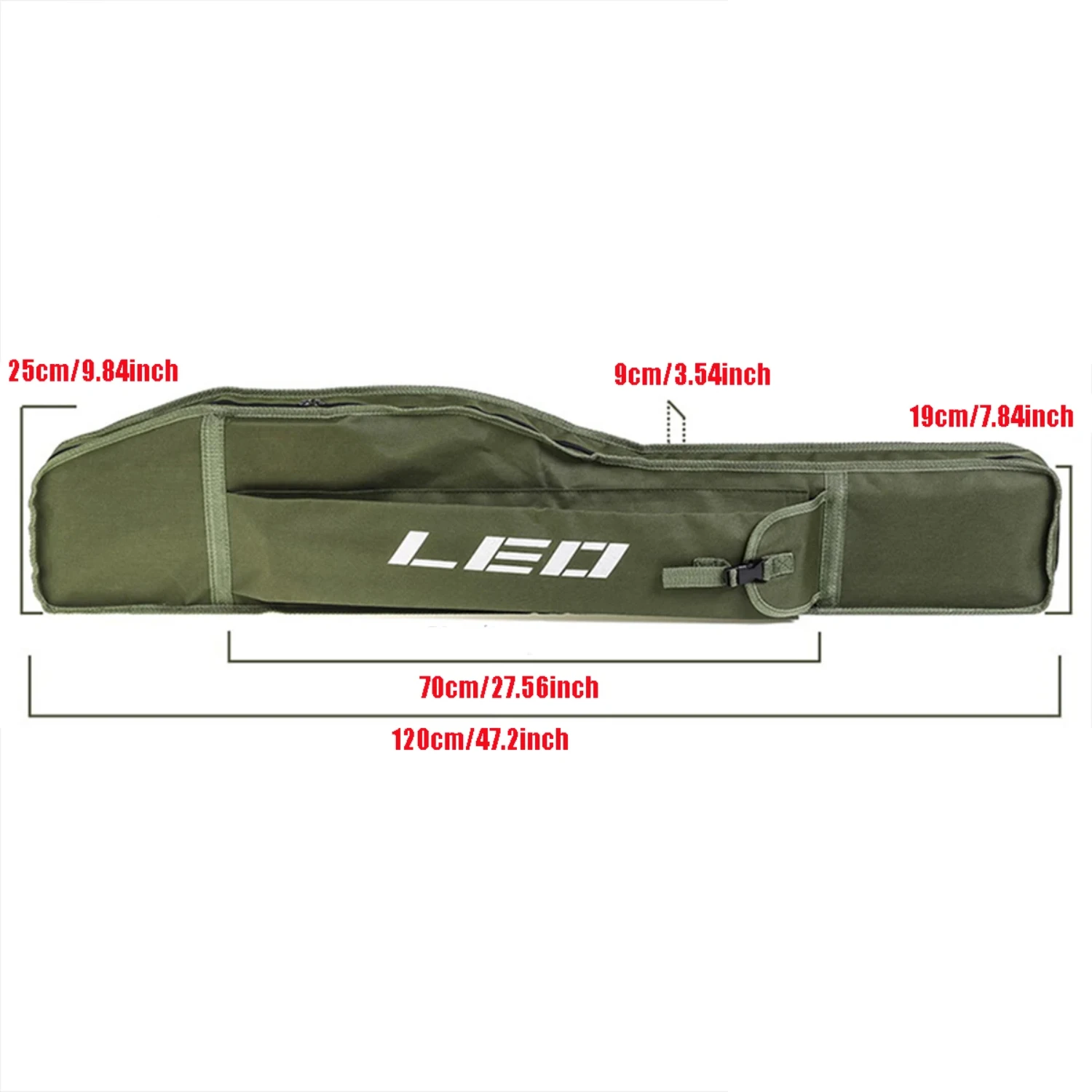 Fishing Rod Case Portable Folding Fishing Rod Carrier