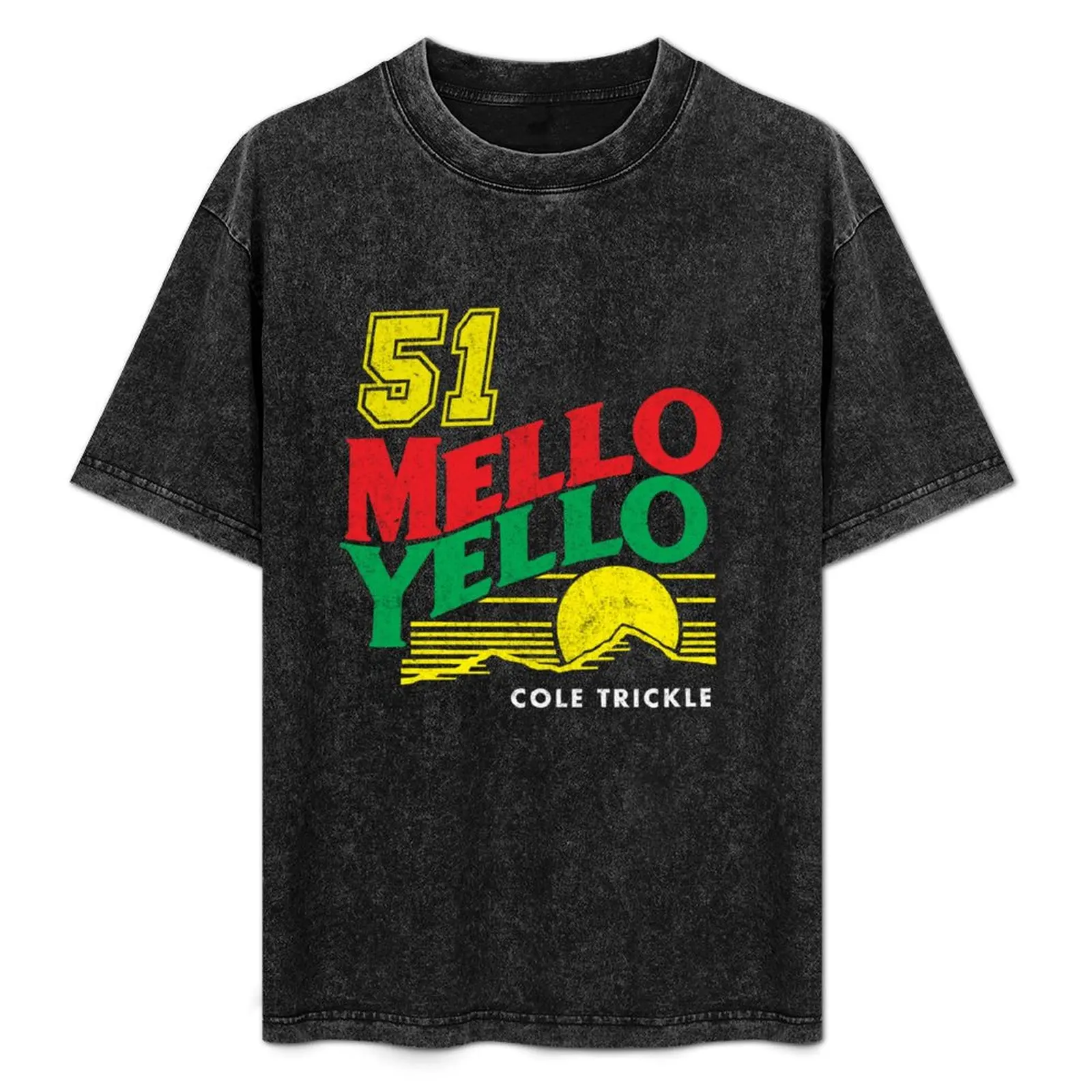 #51 Mello Yello - Cole Trickle - vintage logo T-Shirt cute tops Anime t-shirt designer t shirt men