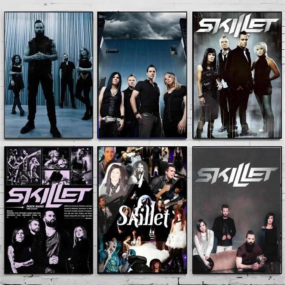 christian rock band S-Skillet Poster Premium Decor Art & Gift for Household Lounge Home Ornaments