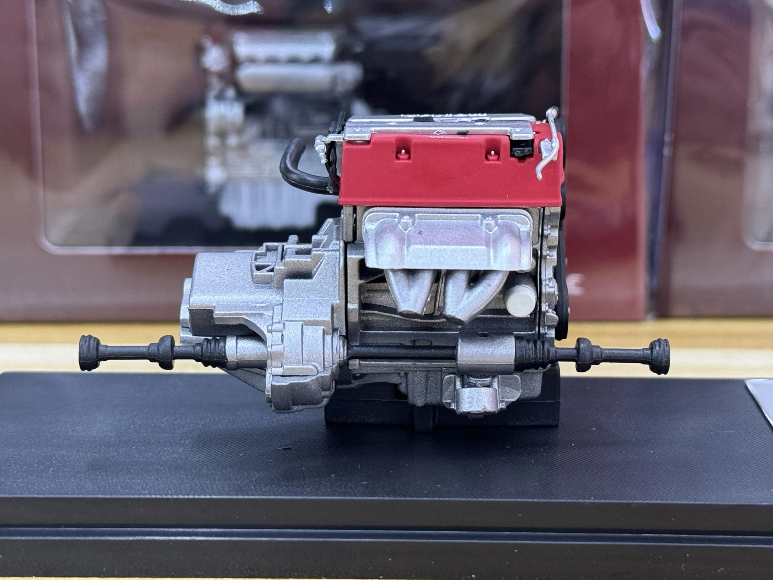 Diecast escala 1:18 Motorhelix Mh Honda Civic tipo R FD2 modelo de coche de motor de plástico juguete coleccionable regalo adorno de exhibición de recuerdo