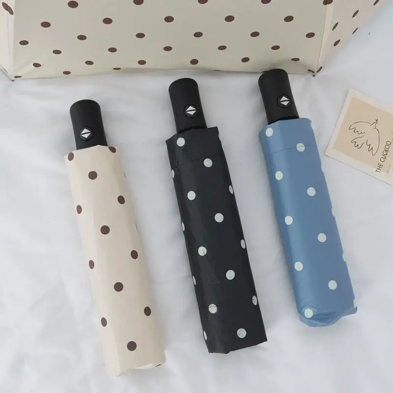 

Художественный зонт Fre Sle со складной изогнутой ручкой, солнцезащитный непромокаемый женский студенческий зонт, моющийся размер кактуса