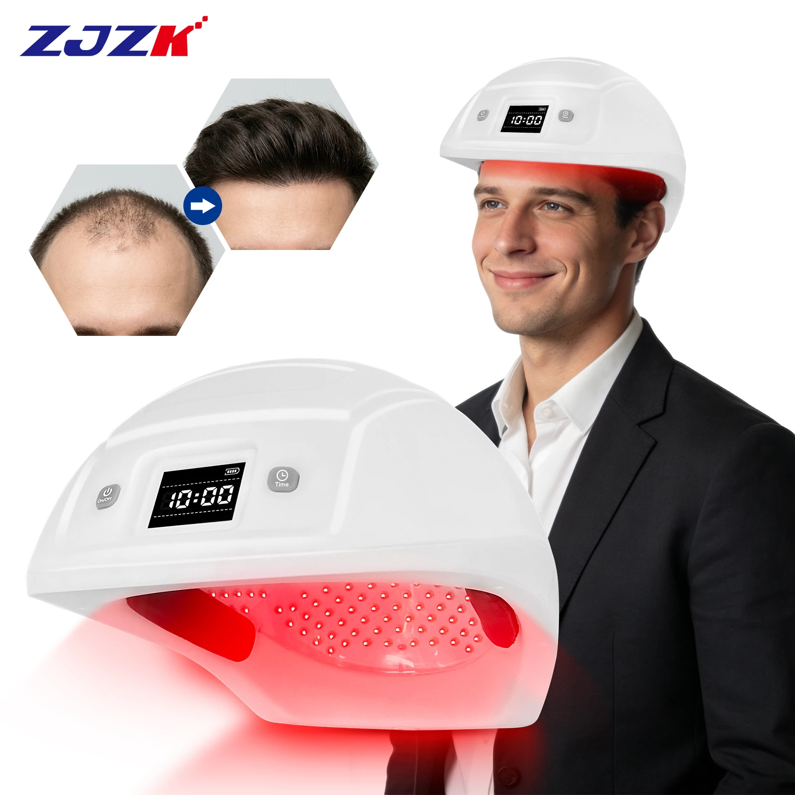 

2026 Professional Scalp Red Light Therapy Device LLLT Laser Cap Supports Effective Hair Growth Hair Loss Treatment