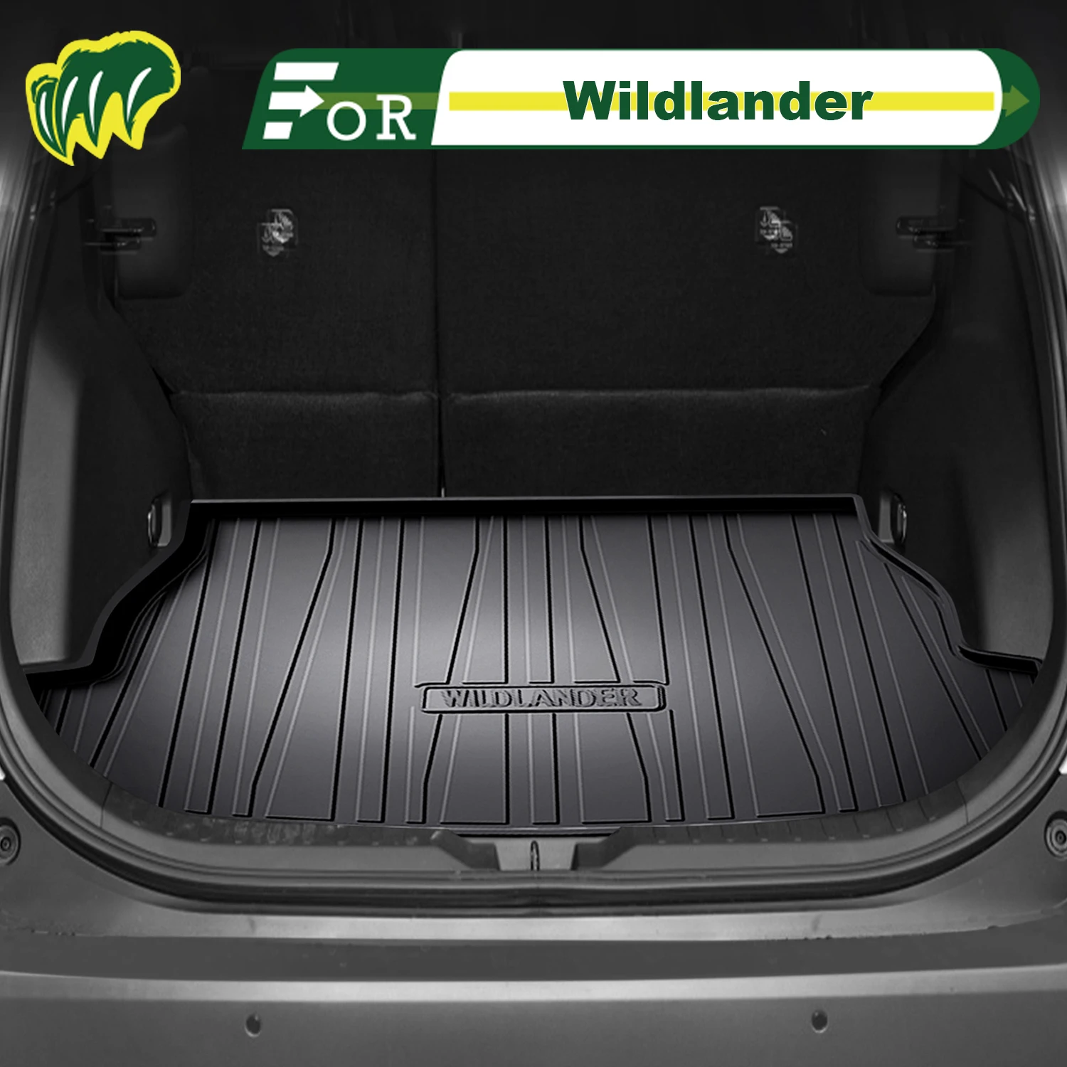 

Для Toyota Wildlander 2020-25 TPE индивидуальный коврик для багажника автомобиля всесезонный коврик для багажника 3D-образный коврик для багажника защитный коврик для спинки стула