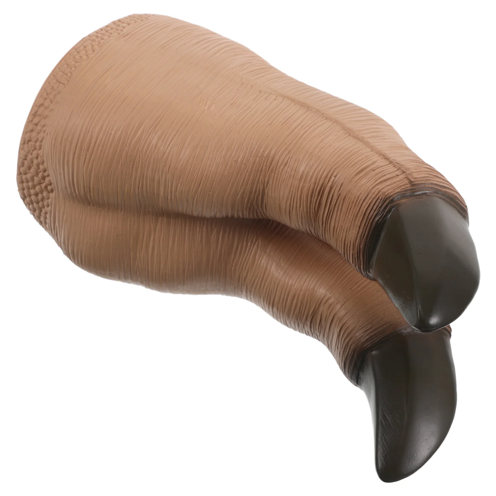 Burattino a mano di dinosauro in vinile morbido Artigianato realistico per bambini Gioco di ruolo Puntelli di interazione genitore-figlio Guanti per costumi di dinosauro