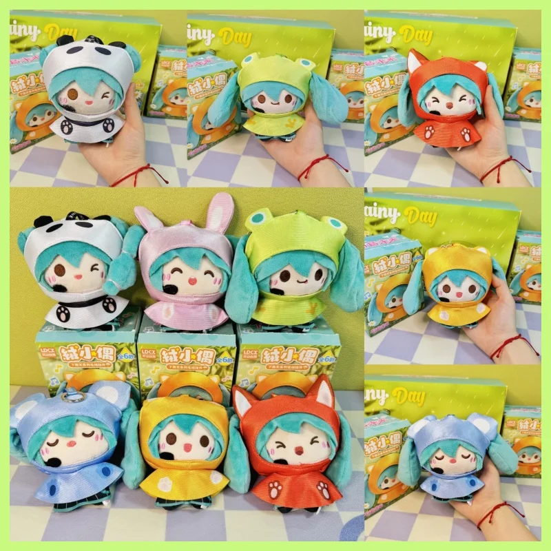 

Новинка 2021, серия Hatsune Miku Rainy Day, слепая коробка, украшение, кулон, брелок, периферийные игрушки, куклы, детские подарки на день рождения