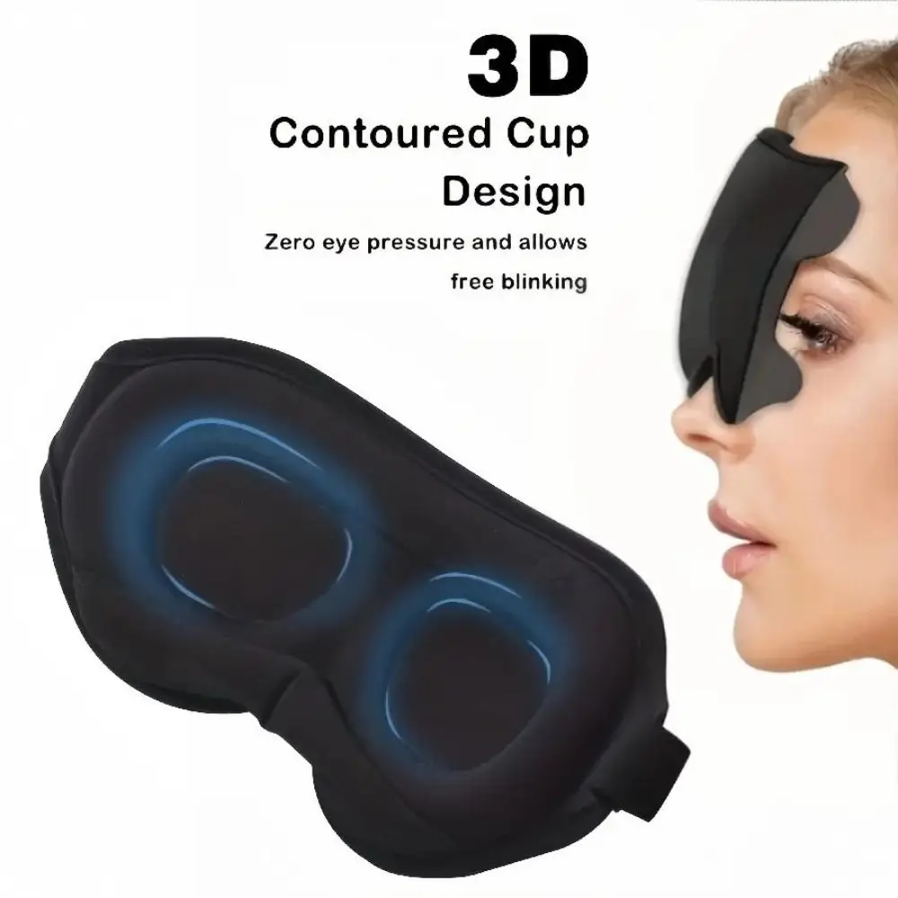 Summer Soft 3D Eye Mask Pressure Free Light Blocking Sleeping Mask Breathable Capsule Eye Mask Sleep and Sunshade