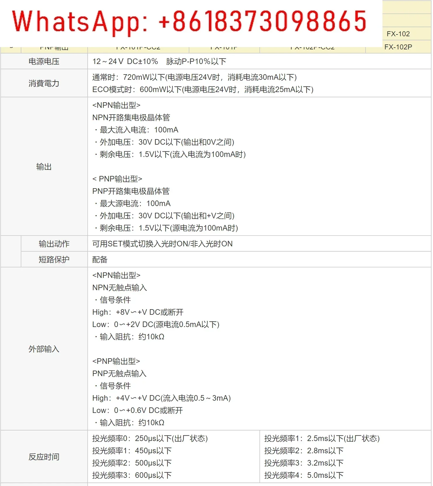 Wzmacniacz światłowodowy FX-101-CC2 551-C2 501-C2 P