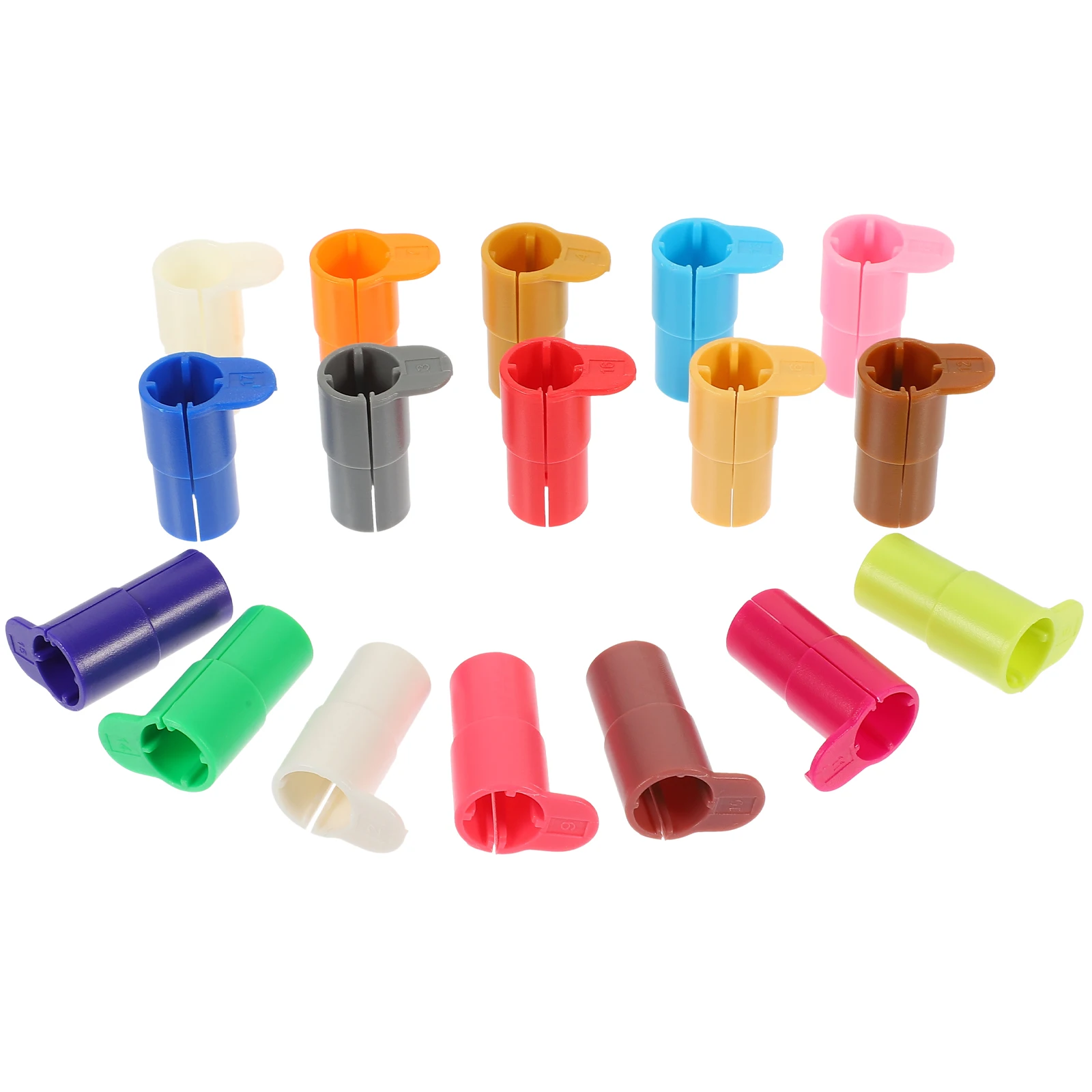 

17Pcs Cutting Machine Pen Adapters Multicolor Plastic Spare Parts for Projects Cutterbar Pen Adapters