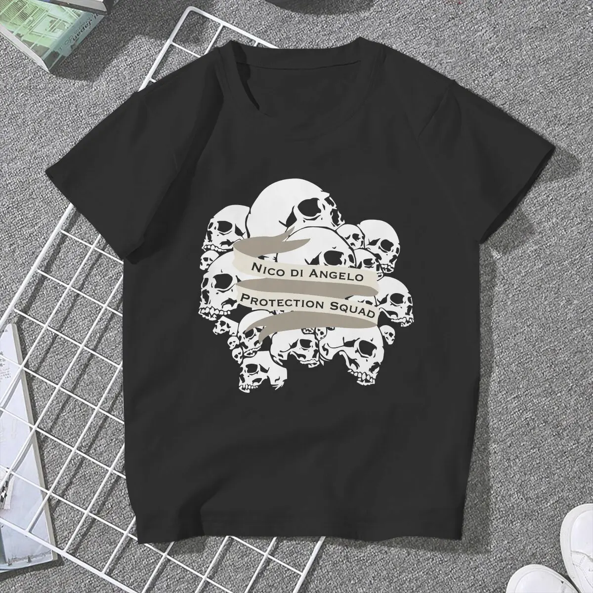 Women Nico di Angelo T Shirt Roman Mythology Janus Vesta Archaic Triad Saturn Clothing Novelty Short Sleeve Round Collar Tees