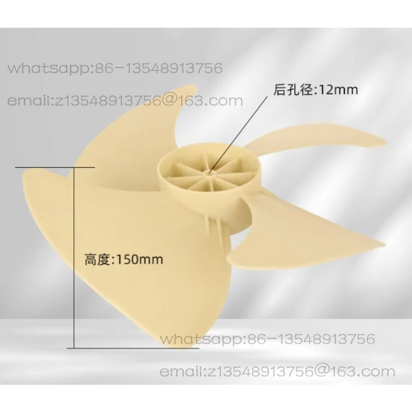 Air Conditioner 2P 3 Hp Cabinet External Motor Fan Blade Blade Diameter 440*150x10-12