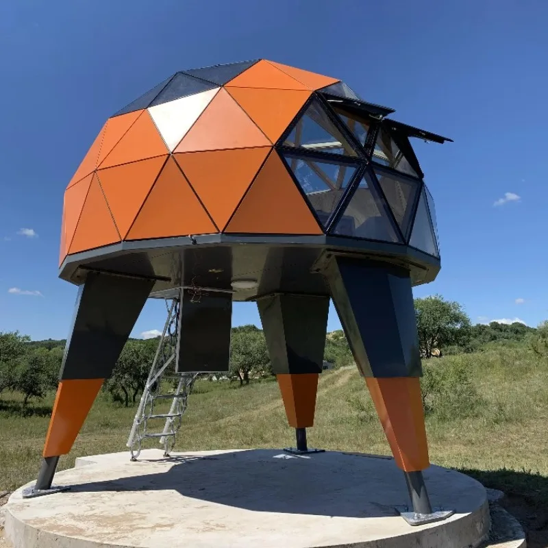 Luxury Modern Capsule Castle Dome House Prefab Modular Home with Waterproof Structure for Outdoor Hotel Resort Living