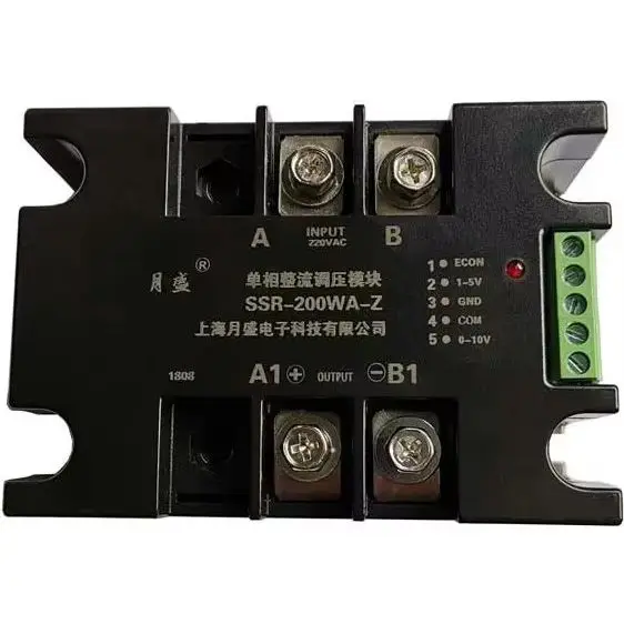 Single-phase Rectifier Voltage Regulating Module SSR-60WA-Z, 4-20MA, 0-10V, 1-5V, 10K Potentiometer