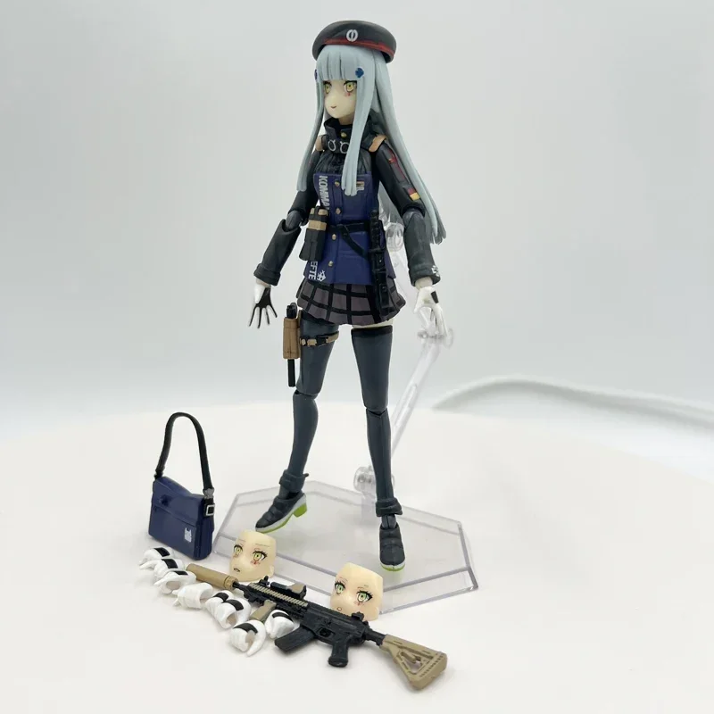 14cm Figma #573 Girls\' Frontline HK416 Anime Girl Figure Girls\' Frontline Action Figure Adult Collectible Model Doll Toys Gifts