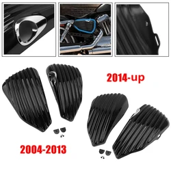 Black Moto Left Right Side Battery Fairing Cover For Harley Sportster XL1200N XL Iron 883 1200 04-up Motorcycle Accessories