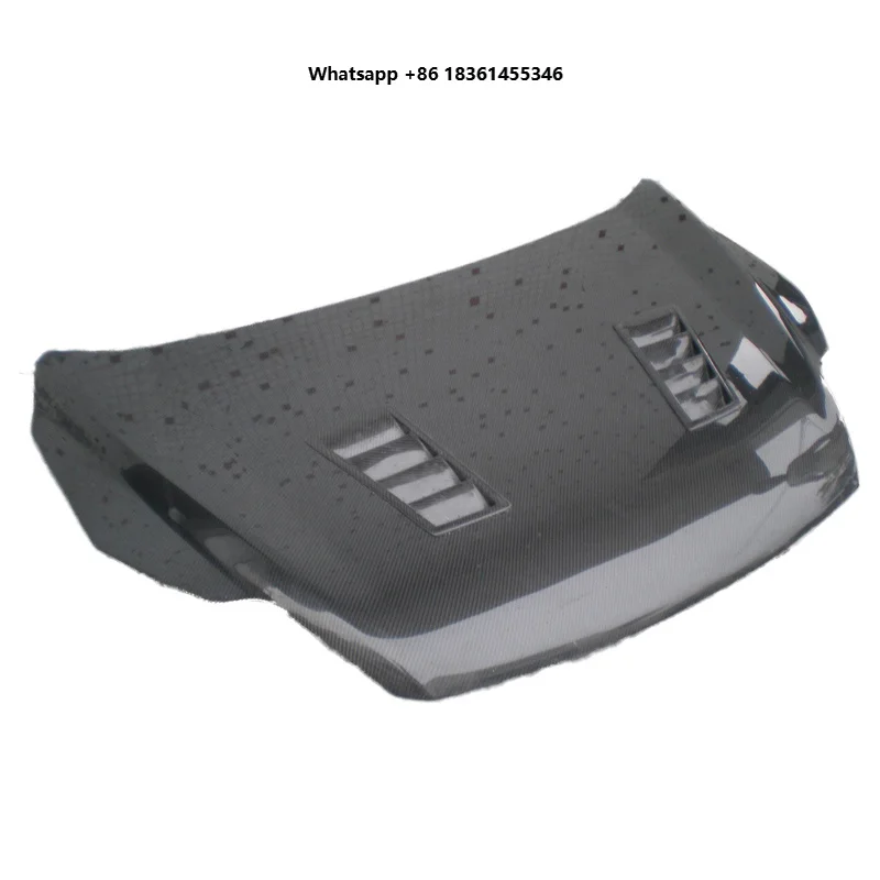 For  Cus Bonnet with Premium Features New Carbon Fiber Engine Hood Cover for 2008