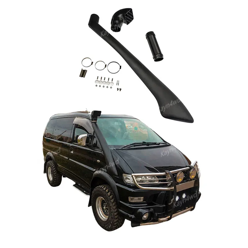 

Внедорожные внешние аксессуары 4x4, комплекты воздухозаборной трубки для Mitsubishi Delica L400 1994-2006, космическая шестерня, дизельная труба 2,5 л