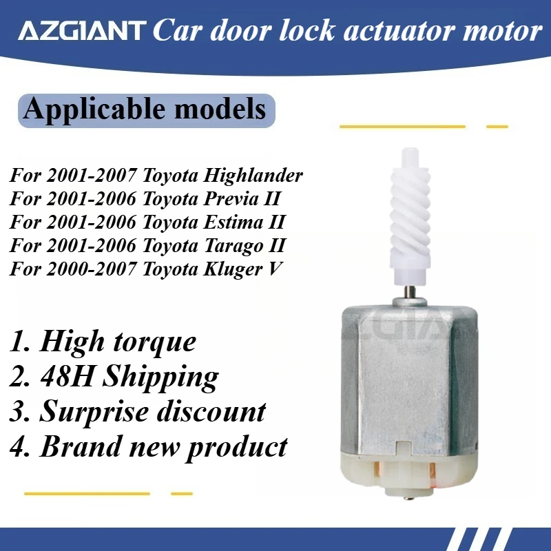 

For Toyota Highlander/Previa II/Estima II/Kluger V/Sienna MK3 AZGIANT Car door lock motor OEM New Replacement Parts KN619Z12