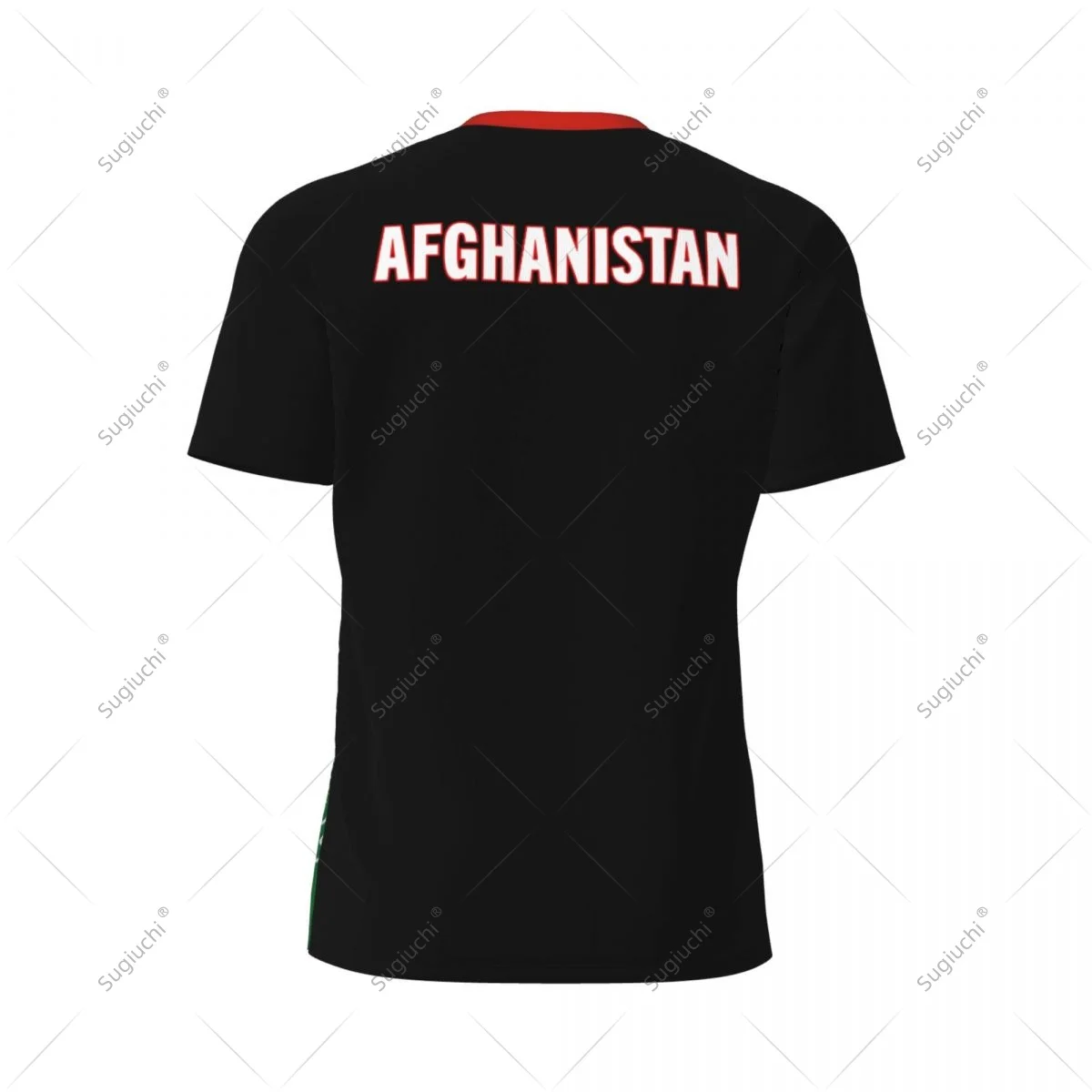 Afghanistan Flag Men Sports T-shirt Women Tees jersey for Soccer Football Running Bike Tennis Fitness Fans - view 4