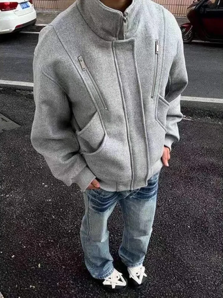 

Мужская зимняя куртка Harrington Deconstructed с отложным воротником, хлопковая, в американском ретро-стиле, универсальная, премиум-класса