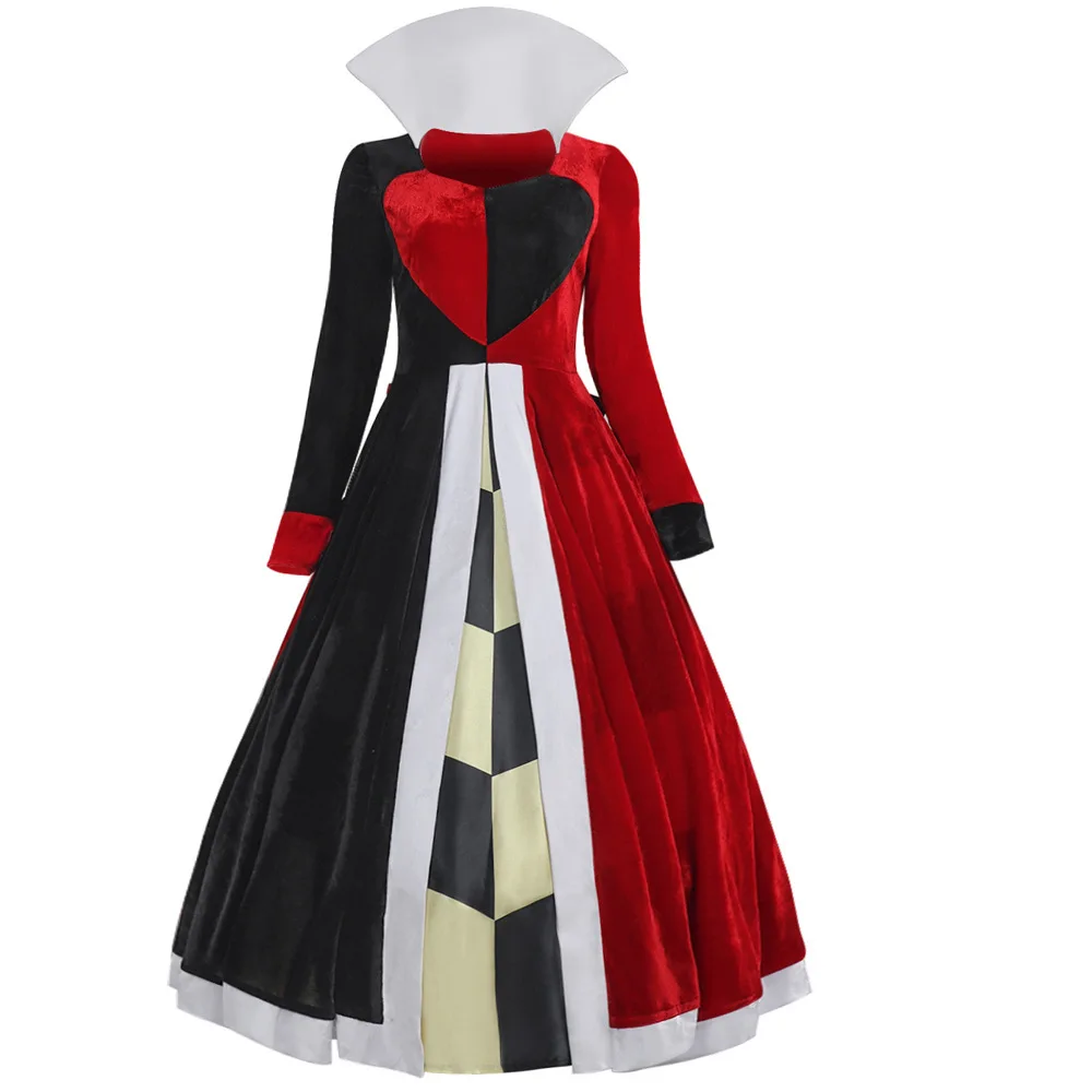 

Red Queen cosplay costume Alice in Wonderland cosplay outfit Red Queen role-playing stage costume