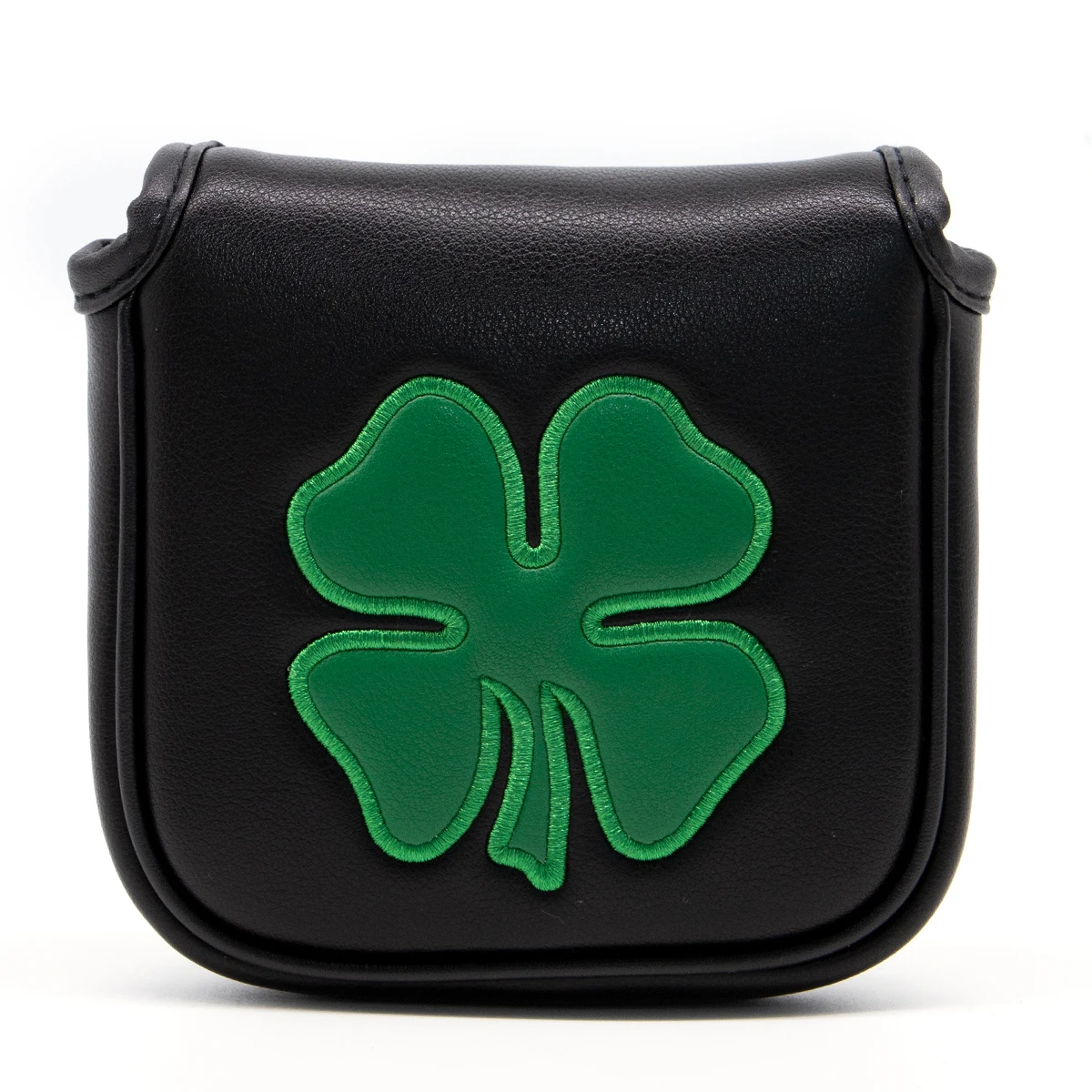 Barudan Golf Lucky Shamrock Heel Shaft Mallet Cover Square Mallet Putter Cover Headcover Magnetic for Scotty Cameron 6M DB Taylo