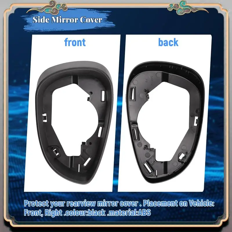 

Надежная рамка зеркала заднего вида на боковую дверь автомобиля для Ford Fiesta MK7 2009-2017