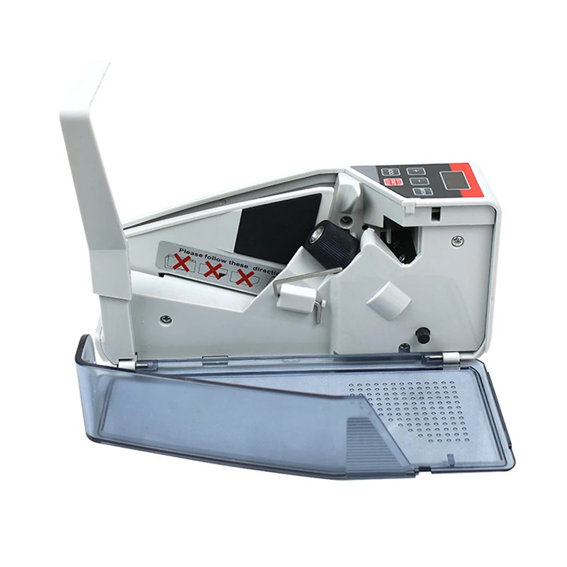 Mini Handy Money Counter Worldwide Bill Cash Banknote Nota Moeda Contando Máquina com Display LED Equipamento Financeiro