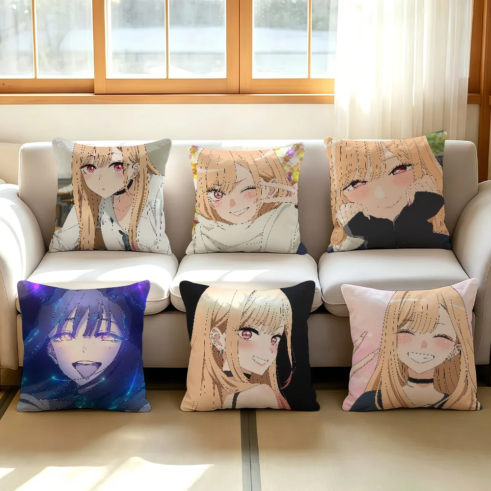 Marin Kitagawa cushion cover Anti-dustmite Sofa Cushion Decorative Office Cover Lounge Area Indoor & Outdoor Use