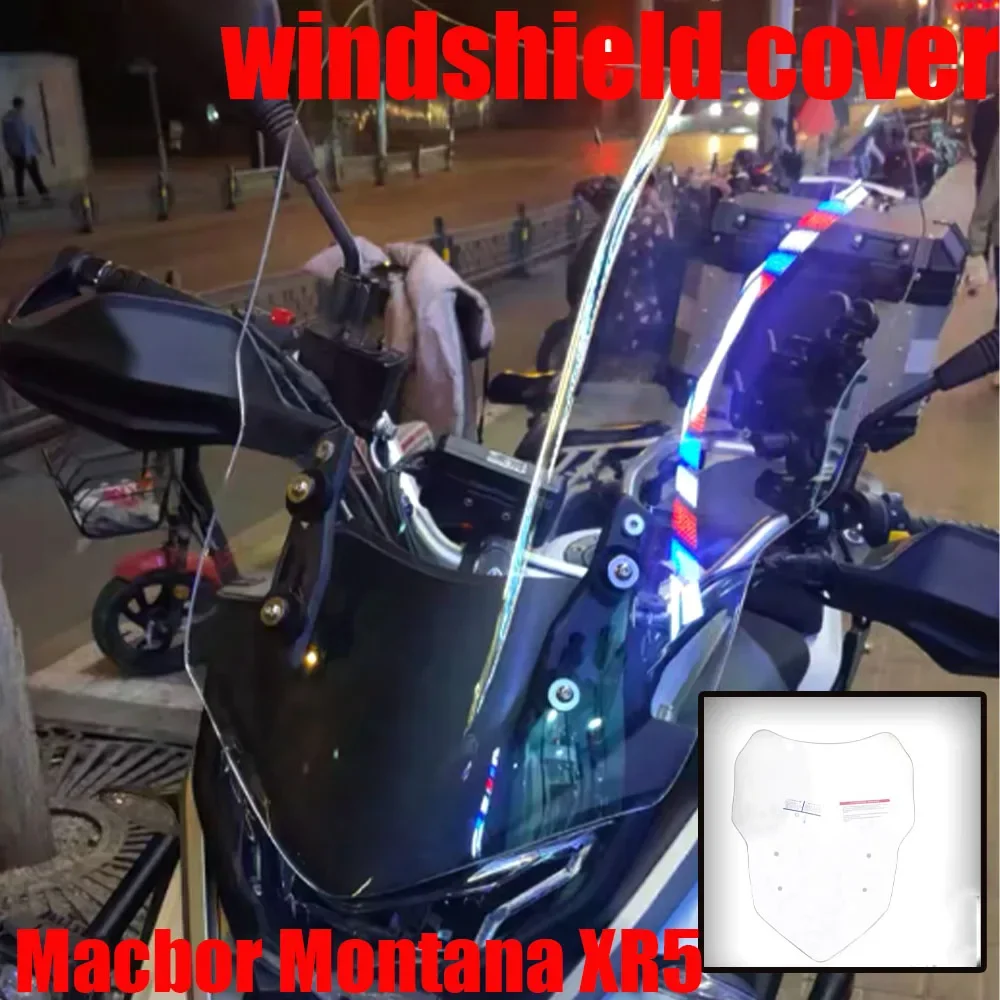 

Macbor Montana XR5 Windscreen Windshield Covers Screen Motorbikes Macbor Montana XR5 Deflector For Macbor Montana XR5